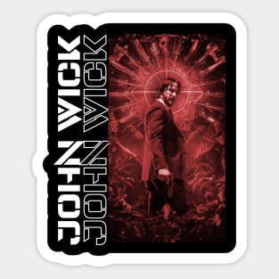 john wick Sticker